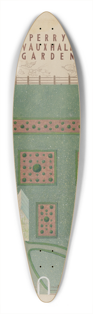 George Stonehill - Sperry Gardens 39.3 inch art pintail longboard deck