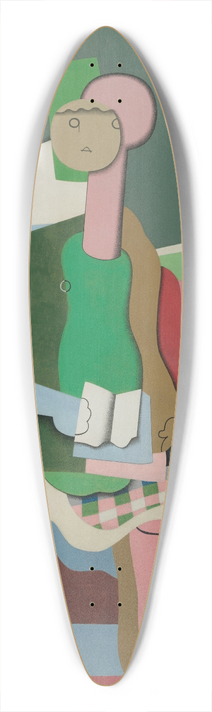 Georges Valmier - Jeune fille assise (Portrait de la fille de lartiste) 39.3 inch art pintail longboard deck