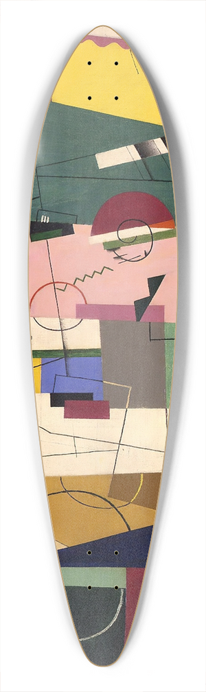 Georges Valmier - Landscape 39.3 inch art pintail longboard deck