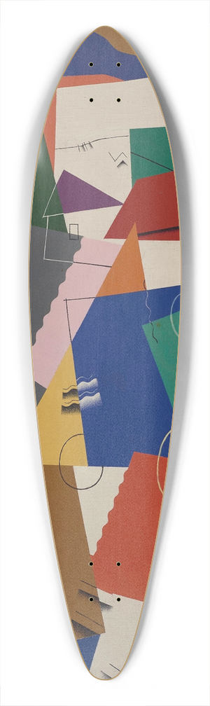 Georges Valmier - Paysage 39.3 inch art pintail longboard deck