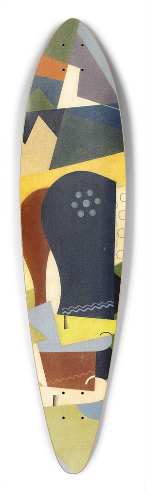 Georges Valmier - The cattle on the mountain 39.3 inch art pintail longboard deck