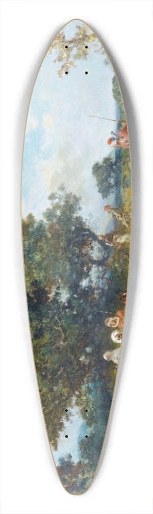 Georges Washington - Cavaliers Arabes 39.3 inch art pintail longboard deck