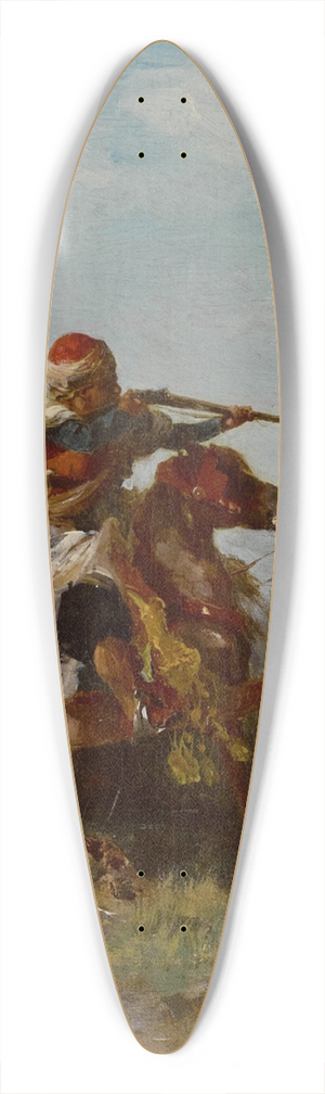 Georges Washington - The Charge 39.3 inch art pintail longboard deck