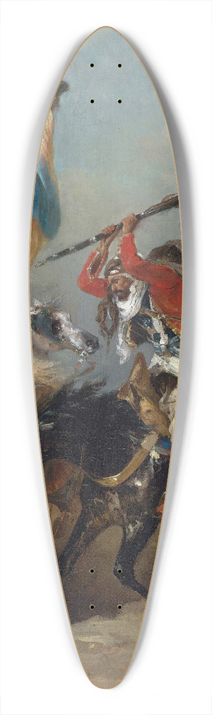 Georges Washington - The Skirmish 39.3 inch art pintail longboard deck