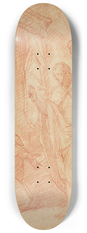 Cesare Dandini - Resurrected Christ Appearing to His Mother 8.25 inch art skate deck Cesare Dandini - Resurrected Christ Appearing to His Mother 8.25 inch art skate deck