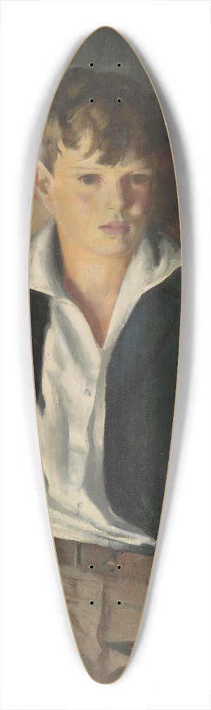 George Wesley Bellows - Portrait Of A Boy 39.3 inch art pintail longboard deck