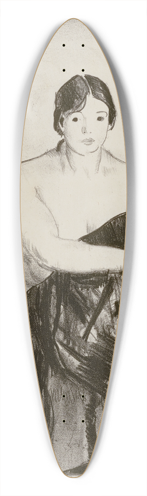 George Wesley Bellows - The Model 39.3 inch art pintail longboard deck