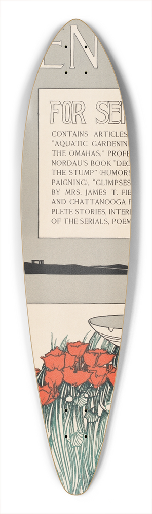 George Wharton Edwards - The century for September 39.3 inch art pintail longboard deck George Wharton Edwards - The century for September 39.3 inch art pintail longboard deck