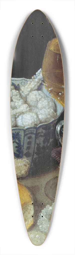 Georg Flegel - Still Life With Bread And Sweetmeats 39.3 inch art pintail longboard deck