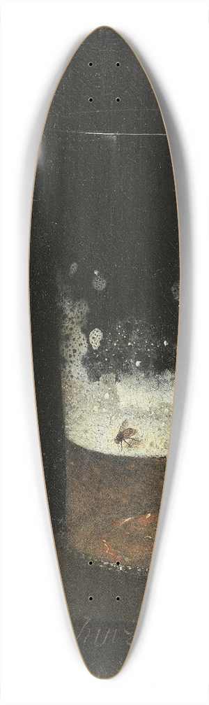 Georg Hainz - Still Life with a Glass of Beer and Nuts 39.3 inch art pintail longboard deck