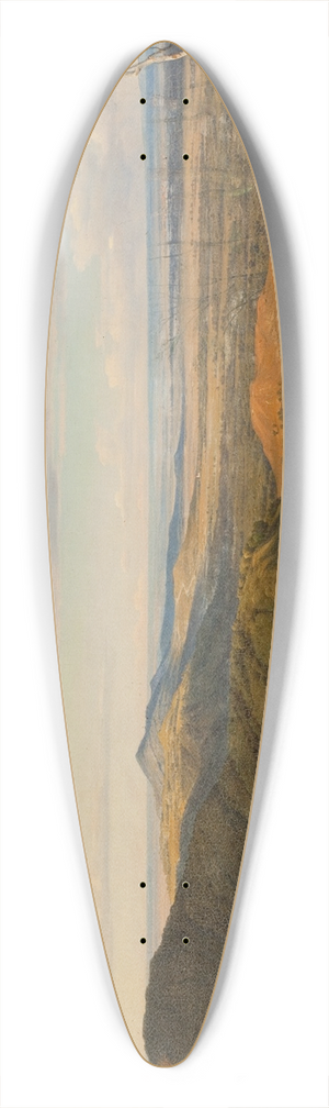 Georg Heinrich Crola - Landscape 39.3 inch art pintail longboard deck
