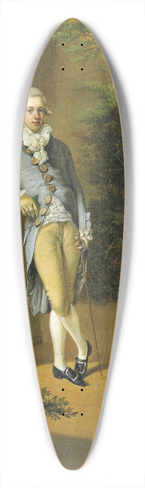 Georg Karl Urlaub - Portrait of Johann Georg von Holzhausen 39.3 inch art pintail longboard deck