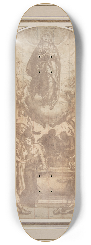 Cesare Nebbia - The Assumption of the Virgin 8.25 inch art skate deck Cesare Nebbia - The Assumption of the Virgin 8.25 inch art skate deck