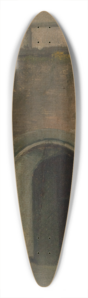 Georg Philipp Schmitt - Eingang in die Kasematten des Heidelberger Schloss 39.3 inch art pintail longboard deck Georg Philipp Schmitt - Eingang in die Kasematten des Heidelberger Schloss 39.3 inch art pintail longboard deck