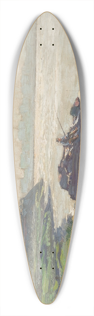 Georg Sommer - Summers day by the river 39.3 inch art pintail longboard deck