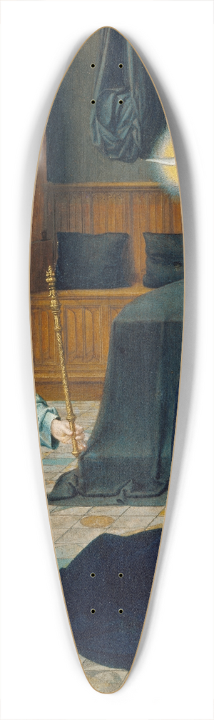 Gerard David - The Annunciation 39.3 inch art pintail longboard deck Gerard David - The Annunciation 39.3 inch art pintail longboard deck