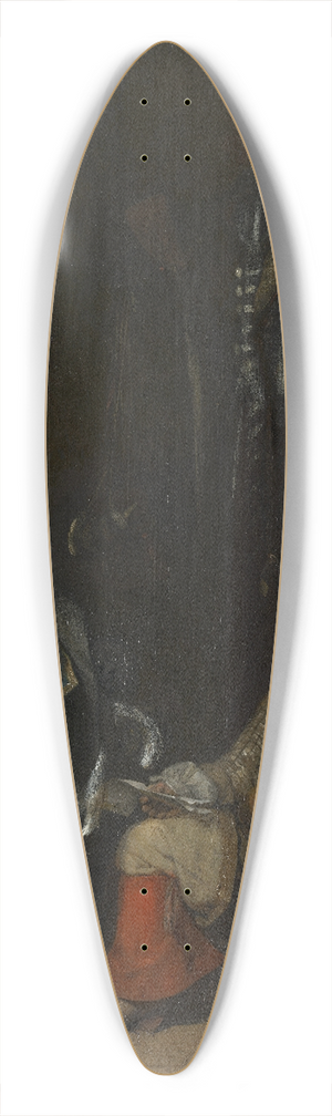 Gerard ter Borch - The Unwelcome News 39.3 inch art pintail longboard deck