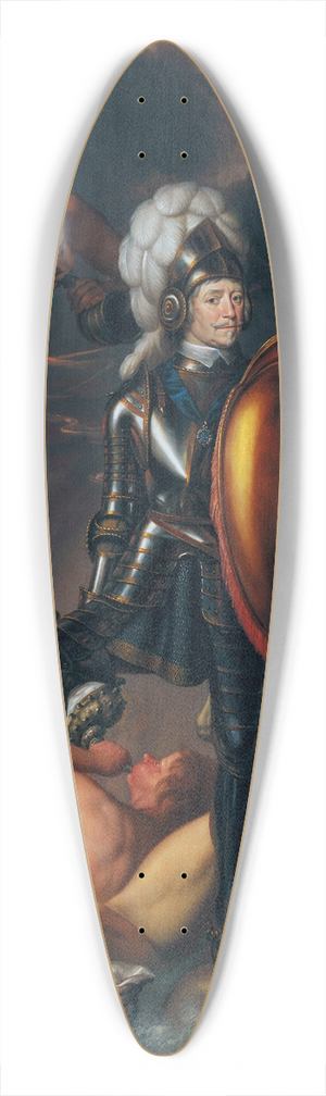 Gerard van Honthorst - The Constancy of Frederik Hendrik 39.3 inch art pintail longboard deck