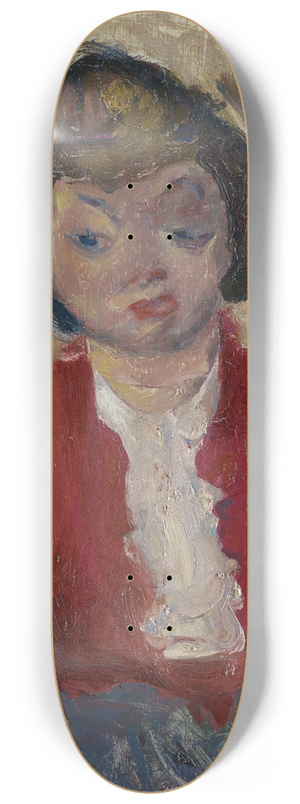 Cham Soutine - Young English Woman 8.25 inch art skate deck Cham Soutine - Young English Woman 8.25 inch art skate deck