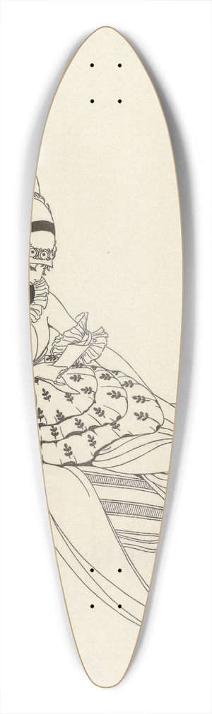 Gerda Wegener - Journal des Dames et des Modes, Costumes Parisiens, 1914, No. 162 39.3 inch art pintail longboard deck