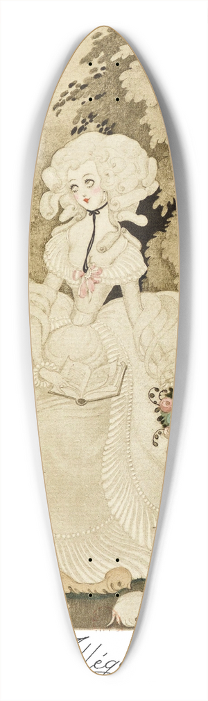 Gerda Wegener - Sur talons rouges pl 09 39.3 inch art pintail longboard deck