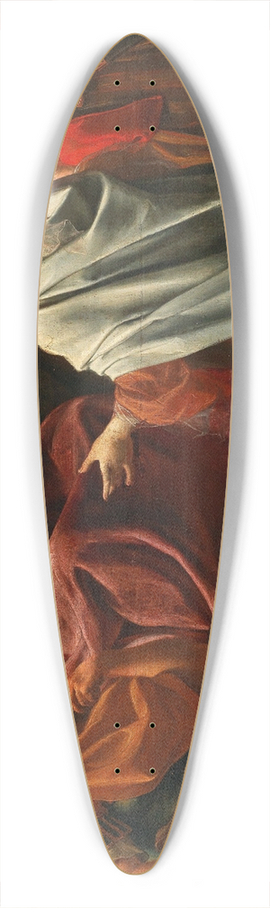 German School - Esther before King Ahasuerus (Esther 5; 1-2, 9-18) 39.3 inch art pintail longboard deck