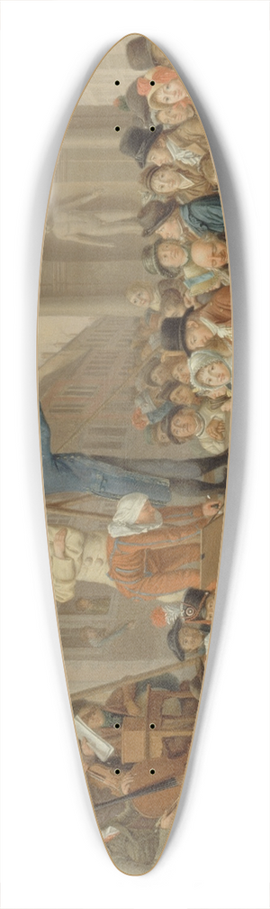 German School - LEstrade 39.3 inch art pintail longboard deck