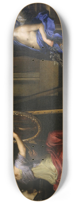 Charles Alphonse Du Fresnoy - Allegory of Painting 8.25 inch art skate deck