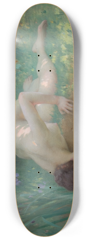 Charles Amable Lenoir - At the Pool 8.25 inch art skate deck Charles Amable Lenoir - At the Pool 8.25 inch art skate deck