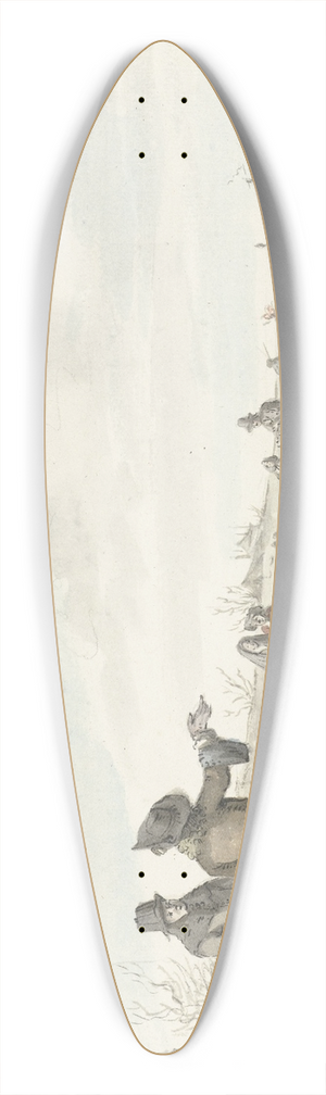 Gerrit Grasdorp - Wintergezicht 39.3 inch art pintail longboard deck