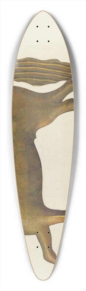 Gertrude Koch - Weather Vane Horse 39.3 inch art pintail longboard deck