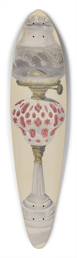 Gertrude Lemberg - Lamp 39.3 inch art pintail longboard deck