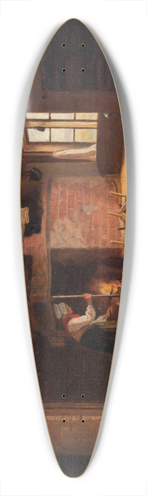 Geskel Saloman - Cottage in Dalecarlia 39.3 inch art pintail longboard deck Geskel Saloman - Cottage in Dalecarlia 39.3 inch art pintail longboard deck
