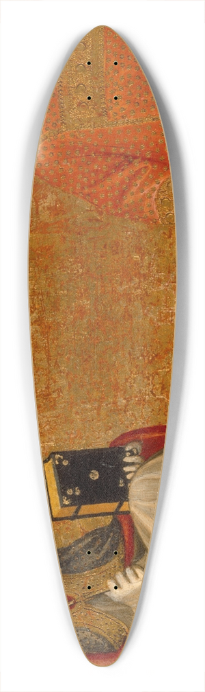 Gherardo Starnina - A Bishop Saint and Saint Lawrence 39.3 inch art pintail longboard deck