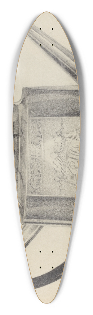 Giacinto Capelli - Silver Teapot with Tray 39.3 inch art pintail longboard deck