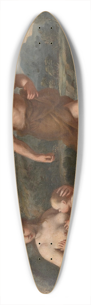Giacinto Gimignani - Adam And Eve With Cain And Abel 39.3 inch art pintail longboard deck