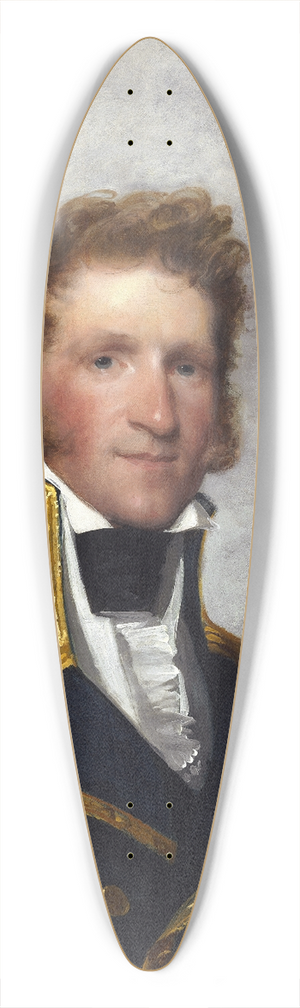 Gilbert Stuart - Commodore Thomas Macdonough 39.3 inch art pintail longboard deck