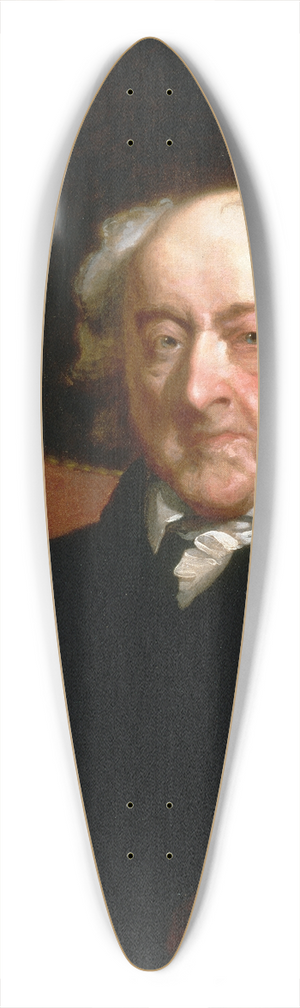 Gilbert Stuart - John Adams 39.3 inch art pintail longboard deck
