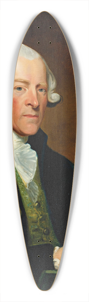 Gilbert Stuart - Portrait Of The Right Honorable William Brownlow 39.3 inch art pintail longboard deck