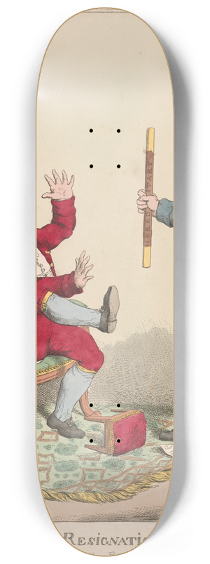 Charles Ansell - The Resignation 8.25 inch art skate deck