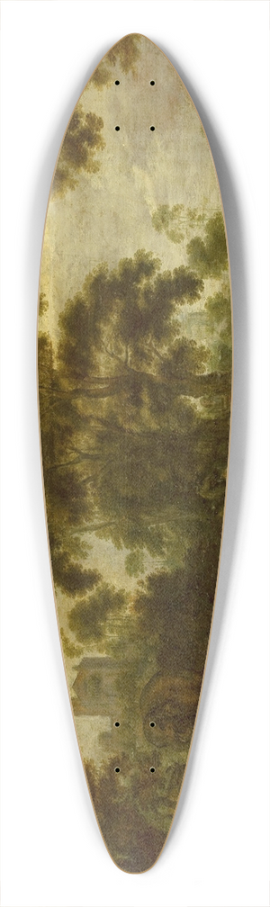 Gillis Claesz. de Hondecoeter - Orpheus among the animals 39.3 inch art pintail longboard deck