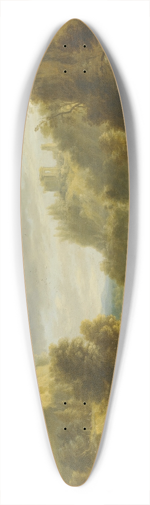 Gillis Peeters the Elder - Mountain Landscape With AWaterfall AndA Capriccio View Of The Forums And Temple Of Vesta At Tivoli 39.3 inch art pintail longboard deck Gillis Peeters the Elder - Mountain Landscape With AWaterfall AndA Capriccio View Of The Forums And Temple Of Vesta At Tivoli 39.3 inch art pintail longboard deck
