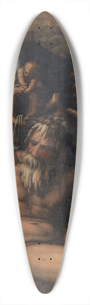 Giorgio Vasari - Allegory of Chianti 39.3 inch art pintail longboard deck Giorgio Vasari - Allegory of Chianti 39.3 inch art pintail longboard deck