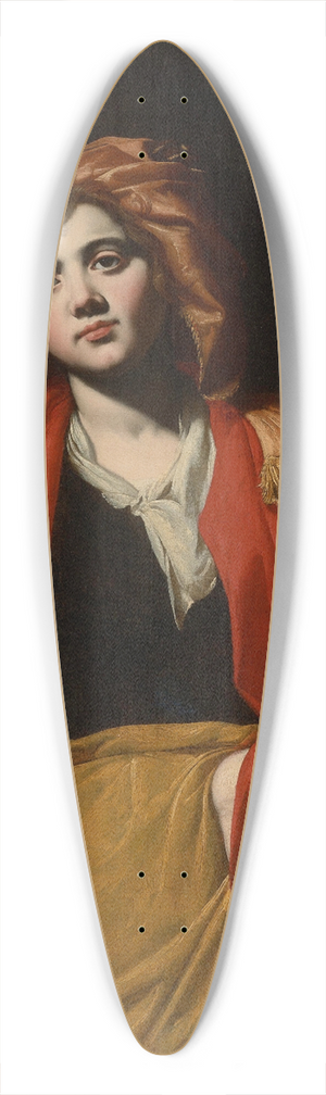 Giovan Francesco de Rosa - Saint Barbara 39.3 inch art pintail longboard deck