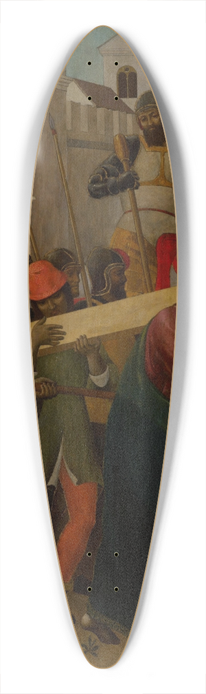 Giovanni Ambrogio Bevilacqua - Christ on the Road to Calvary 39.3 inch art pintail longboard deck Giovanni Ambrogio Bevilacqua - Christ on the Road to Calvary 39.3 inch art pintail longboard deck