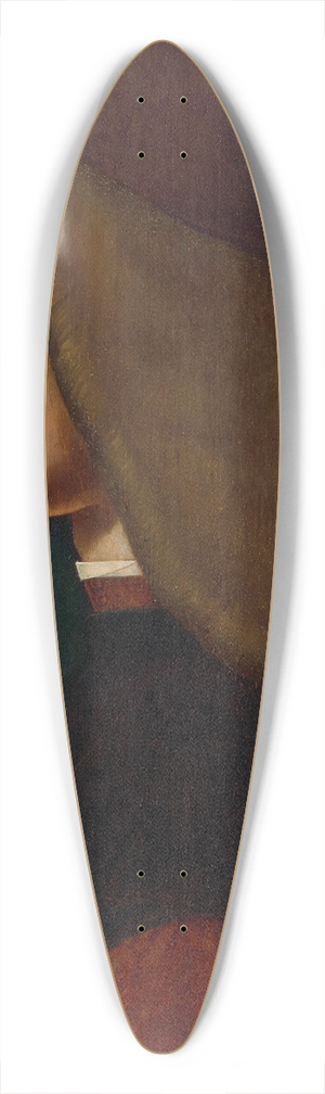 Giovanni Ambrogio de Predis - Portrait of a gentleman 39.3 inch art pintail longboard deck
