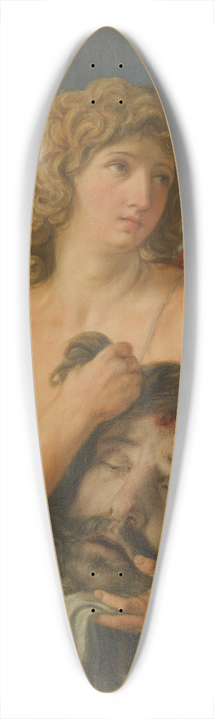 Giovanni Andrea Sirani - David With The Head Of Goliath 39.3 inch art pintail longboard deck Giovanni Andrea Sirani - David With The Head Of Goliath 39.3 inch art pintail longboard deck