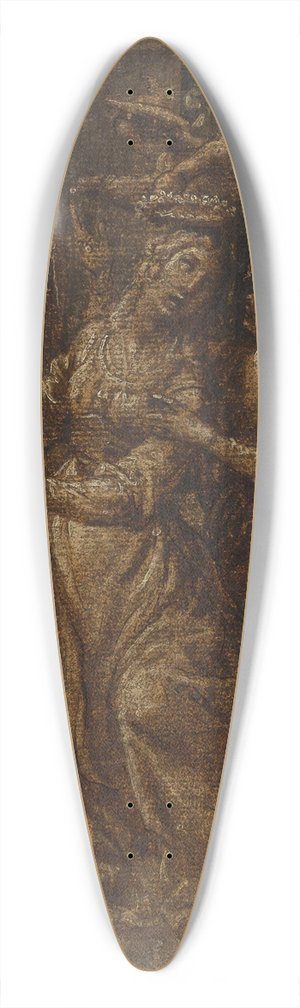 Giovanni Baglione - Skt Cecilia og Skt Valerian ved orglet 39.3 inch art pintail longboard deck