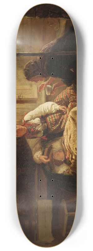 Adolph Tidemand - The Fortune-teller 8.25 inch art skate deck