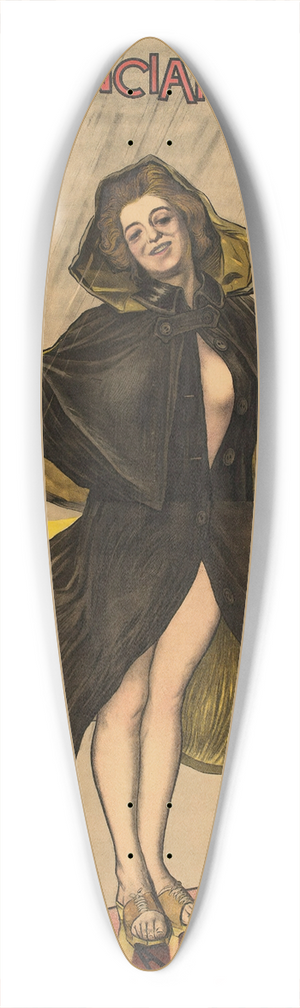 Giovanni Battista Carpanetto - Impermeabili Acconciamessa 39.3 inch art pintail longboard deck